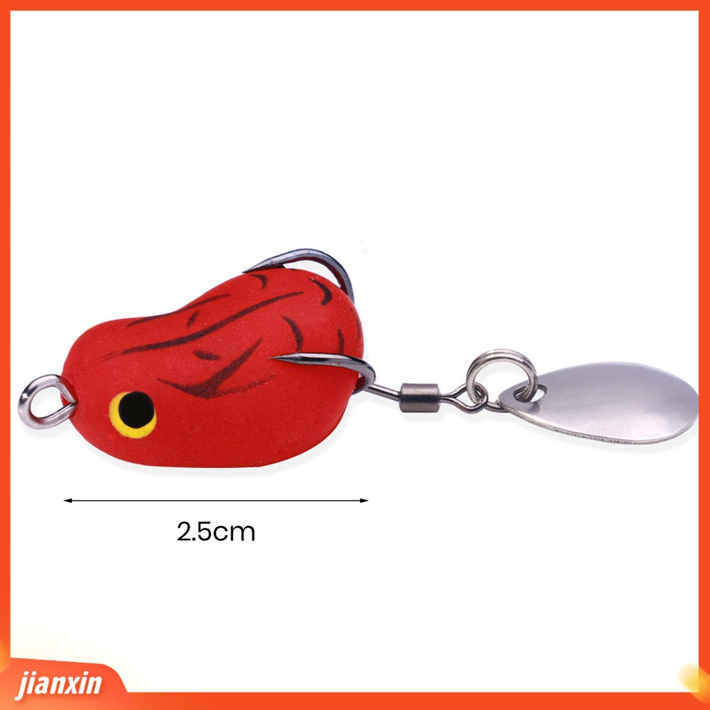 (In Stock) 1set 2.5cm Umpan Bionic Realistis Fisheye Simulasi Tahan Gigitan Tajam Kait Angling Panjang Casting Kodok Bionic Lure Memancing Luar Ruangan