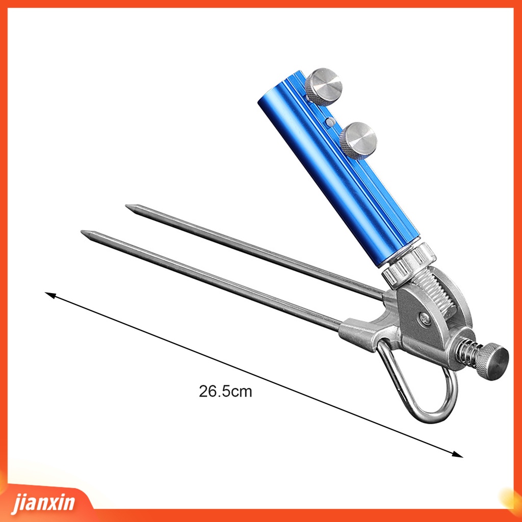 (In Stock) Holder Joran Pancing Adjustable Bahan Aluminium Alloy Braket Batang Universal Untuk Ikan Gurame