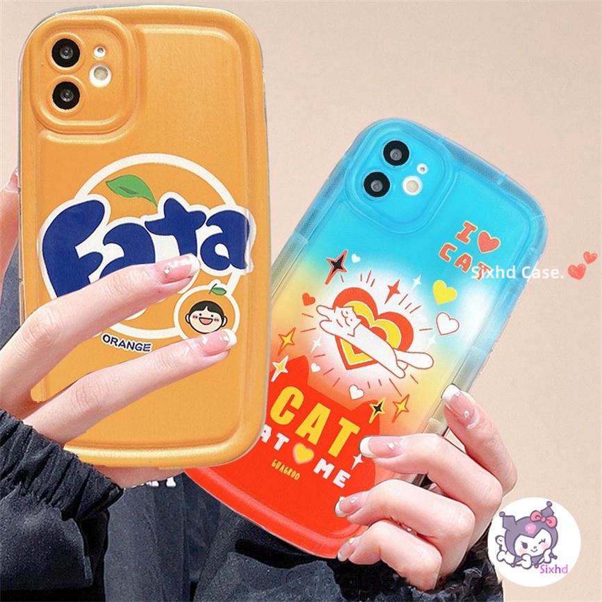 Oppo A17K A57 A17 A76 A74 A54 A16 A15 A12 A3s A5s A53 A33 A77s A78 A32 A7 A5 A9 A96 A95 A94 A92 A52 F11 Reno 8T 6Z Motif Fashion Kartun Casing Ponsel Perlindungan TPU Lembut