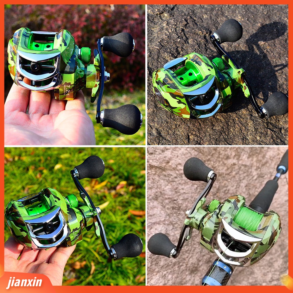 (In Stock) 7:2:1 Spinning Reel 18+1BB Tangan Kiri/Kanan Metal ic Rem Memancing Casting Reel Untuk Memancing Luar Ruangan