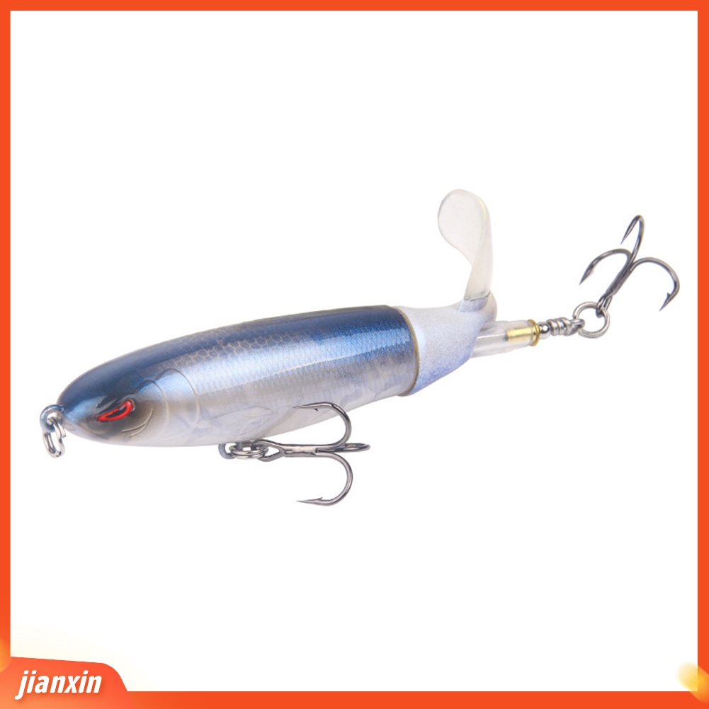 (In Stock) 10cm Outdoor Rotating Tail Floating Hard Umpan Pancing Lures Tackle Kait Tajam