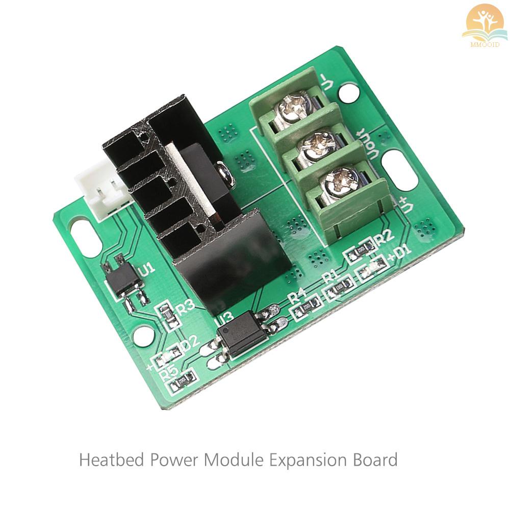 In Stock 12 /24V Heatbed Heat Bed Power Module Papan Ekspanding Pemanas Bed Aksesoris Modul Ekspanding Daya Tinggi Untuk Seri CR-10/CR-10S Mosfet Board 3D Printers Hot Bed 1Pcs