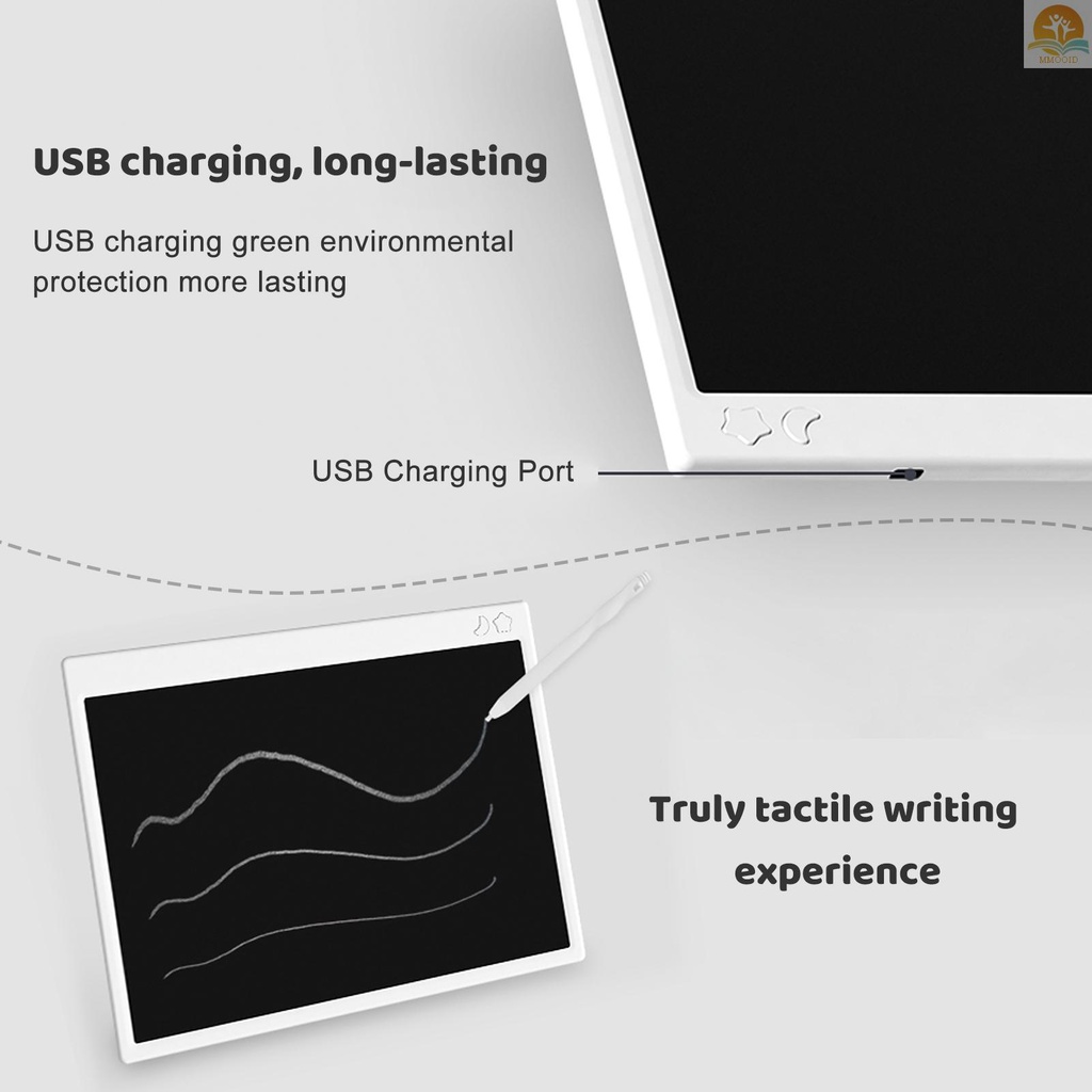 In Stock 16 Inch LCD Writing  Portable Educational Learning USB Rechargeable Erasable Reusable Electronic Handwriting Drawing Board with Stylus Pen Gifts for Kids Boys Girls