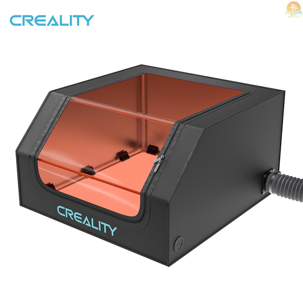 In Stock Creality Cover Pelindung Kandang Laser Engraver Dengan Lubang Angin Pelindung Mata Tahan Api Tahan Debu Peredam Kebisingan Kandang Laser Cutting Pemasangan Mudah Untuk Creality Falc