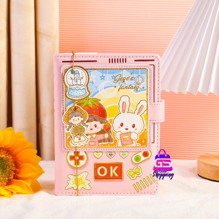

✨BISA COD✨ -Magnetic Notebook Diary Gege's Fantasy / Jurnal agenda Buku tulis 6031 - A