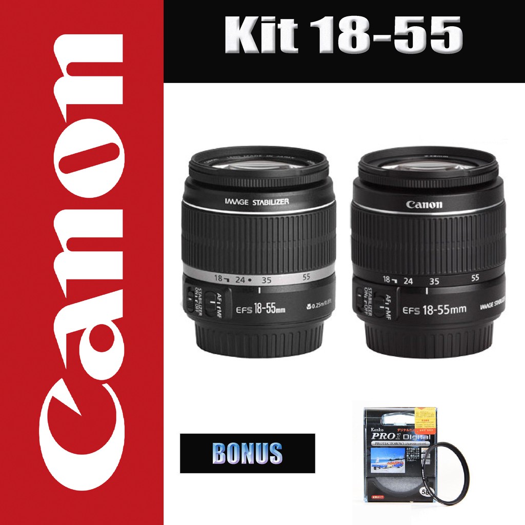 Lensa Kit 18-55 Canon Second Murah