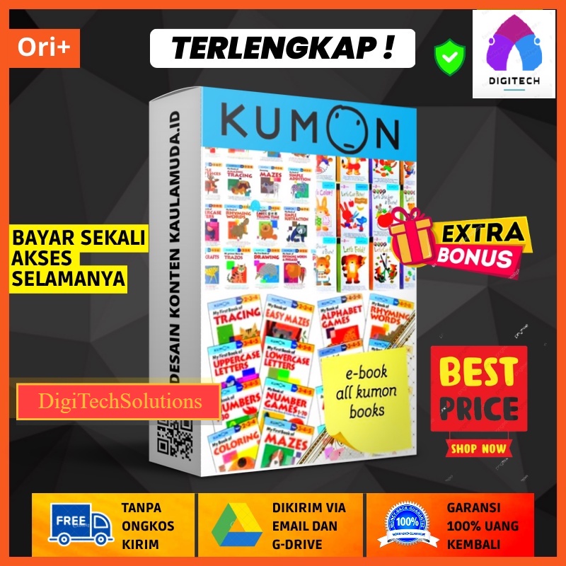 

KUMON PAKET LENGKAP PEMBELAJARAN ANAK - MEDIA PEMBELAJARAN GURU ORANG TUA KM01