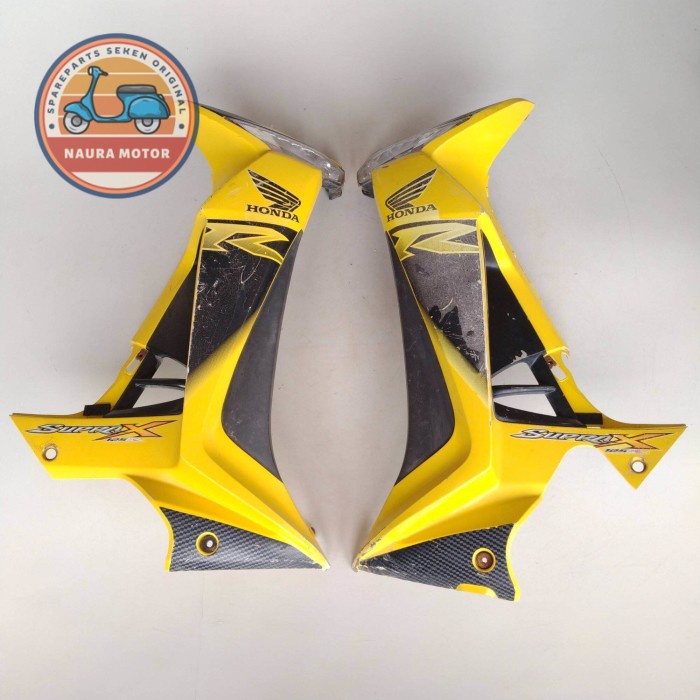 SAYAP SUPRA X 125 BATMAN WARNA KUNING ORIGINAL COPOTAN SAYAP SAMPING