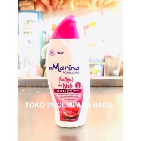 Marina Total Care Wangi Youthful And White 185 ml | Marina Body Lotion