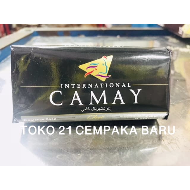 Camay CHIC Sabun Batang 125 gram | Camay HITAM 125g Murah Promo Sabun Mandi Camay