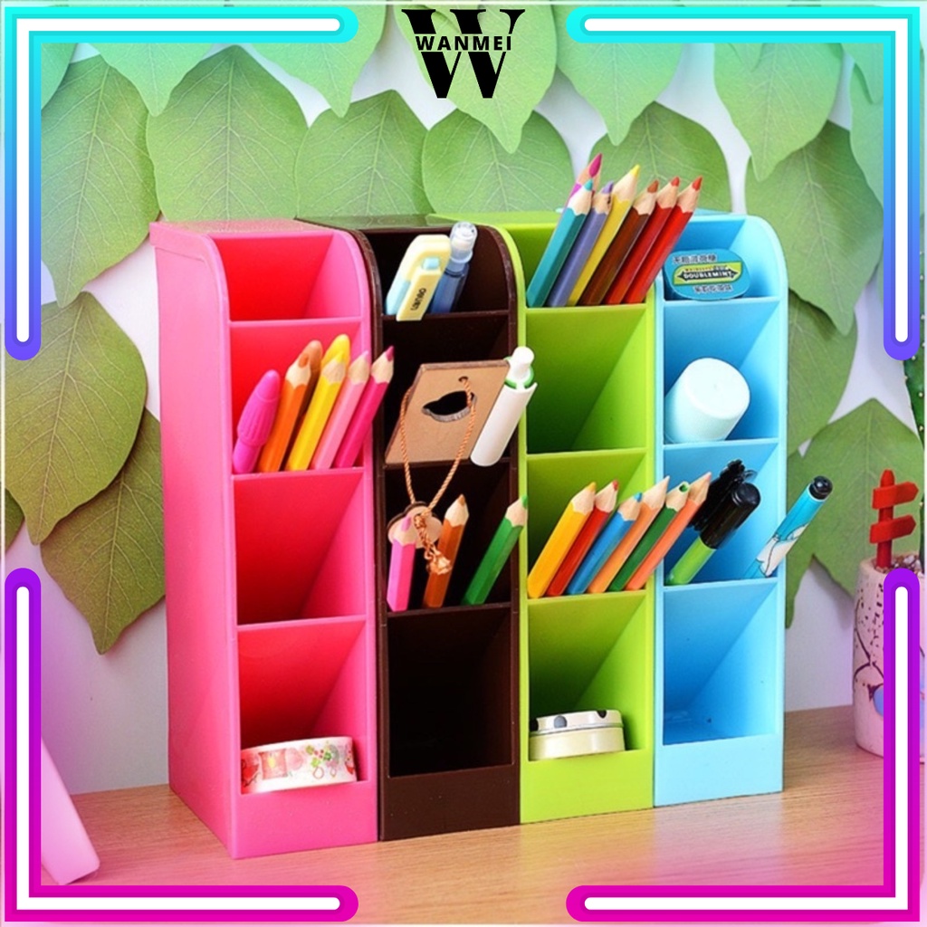 WM Rak Mini 4 Sekat / Rak ATK 4 Sekat / Tempat Penyimapanan Serbaguna / Rak ATK Meja Kantor