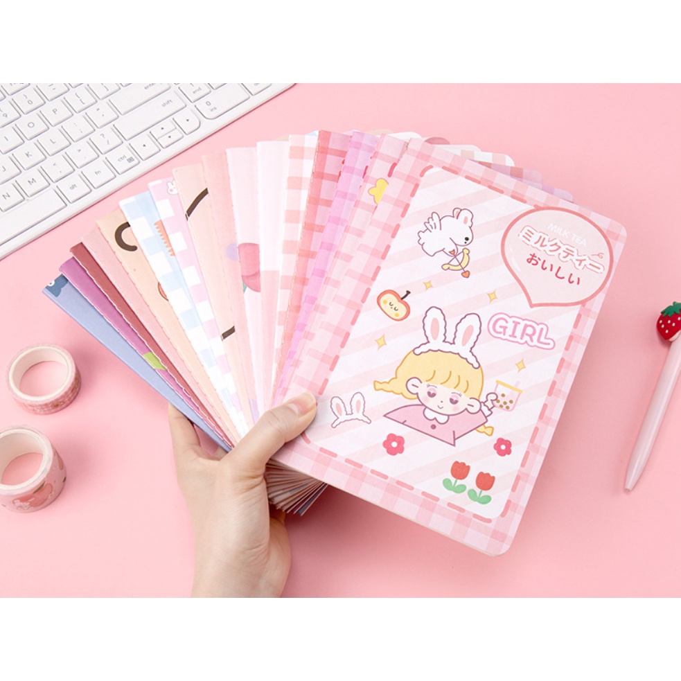 

CP Notebook Buku tulis A5 dengan variasi cover Lucu Cute Garis Ruled