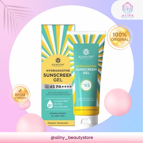 *Aiiny Beautystore*[CUCI GUDANG] AZARINE HYDRASOOTHE SUNSCREEN GEL SPF 45 PA++++ SUNSCREEN WAJAH / S