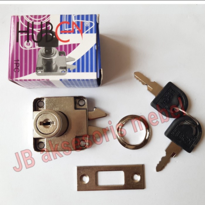 KUNCI MEKAR LEMARI - KUNCI MEKAR HL 505 HUBEN / KUNCI PINTU LEMARI SLIDING GESER (HL-505)