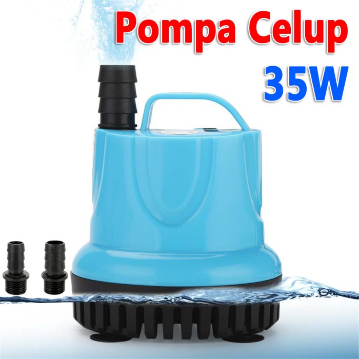 (NEW) pompa celup submersible pump 55w mesin pompa air pompa sedot kolam - 35 Watt