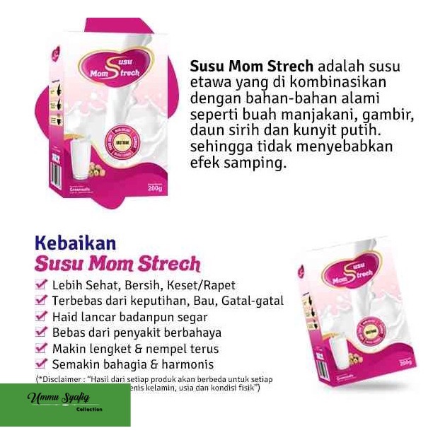 

Susu Mom Strech 200g - Susu Kambing etawa solusi untuk wanita