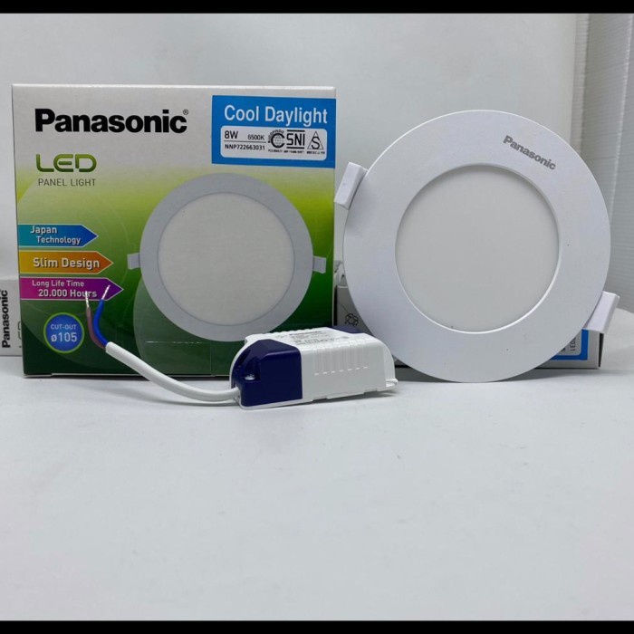 PANASONIC LED PANEL 8 WATT 8W NNP722663031 LAMPU LED PANEL INBOW