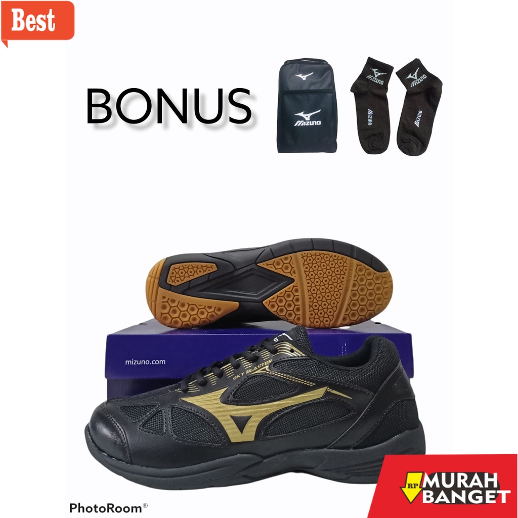 Sepatu bulu tangkis terbaru- Sepatu Badminton Mizuno Sky Blaster Sepatu Bulutangkis Termurah Sepatu 