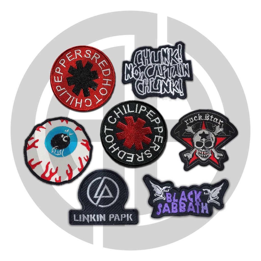 PATCH BORDIR JAHIT/PATCH EMBLEM/AKSESORIS JAKET/TEMPELAN BORDIR