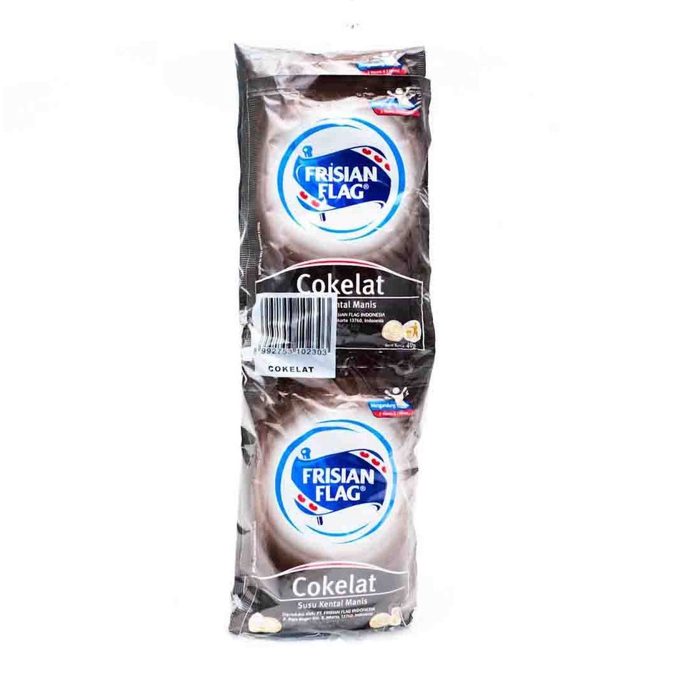 

Frisian Flag Bendera Susu Krimer Kental Manis Coklat Sachet 38gr isi 6