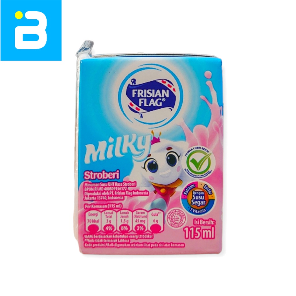 

Frisian Flag Milky Rasa Stroberi 115 ML
