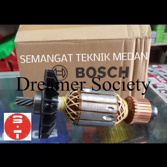 Berkualitas GCO2000 ARMATURE ANGKER MESIN GERINDA CUT OFF BESI 14" BOSCH GCO 2000 DCM670