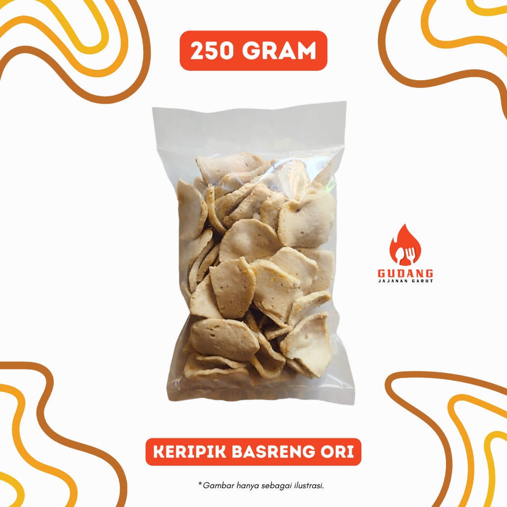 

Keripik Basreng Ori Enak Baso Goreng 250 Gram | GJG