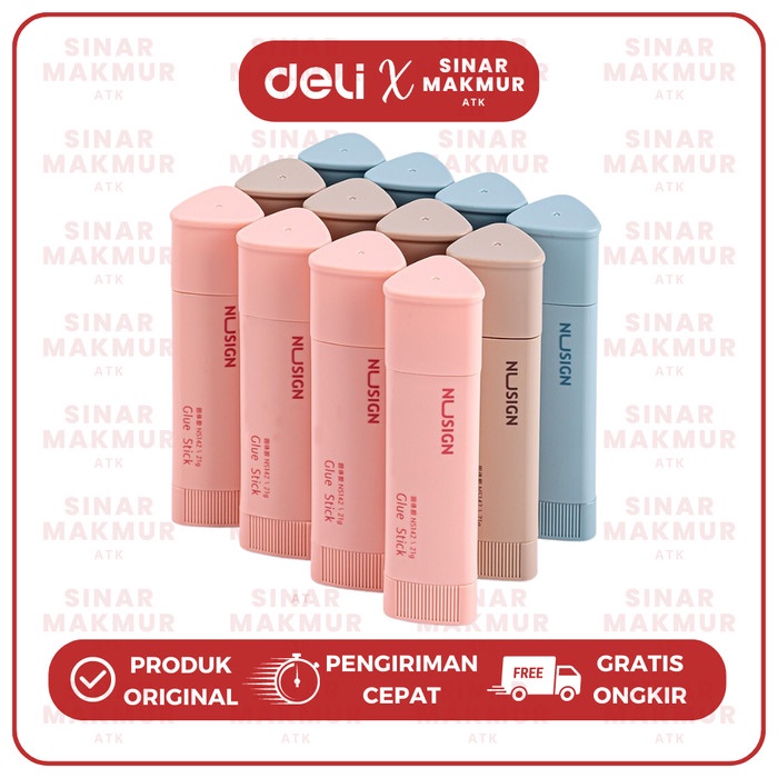 

Glue Stick / Lem stik / Lem Kertas Nusign 21g DELI NS142