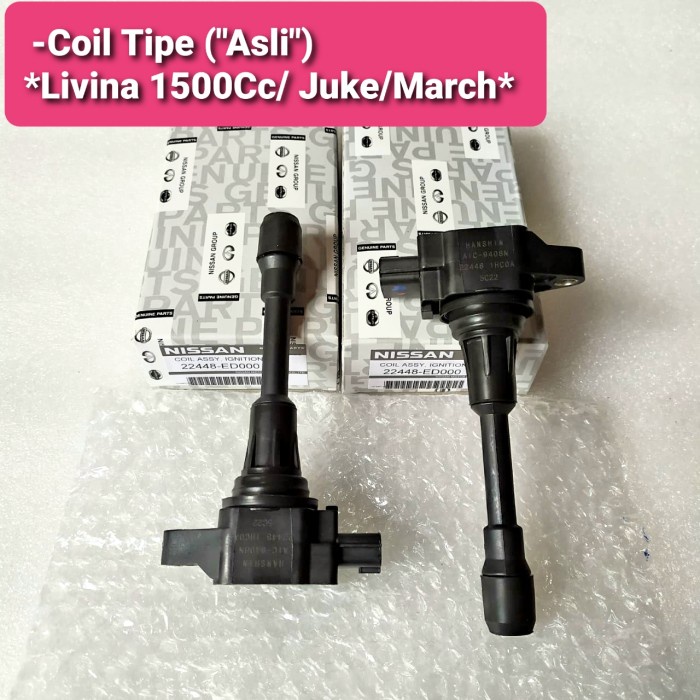 Coil Ignition Coil Koil Busi Nissan MARCH Asli