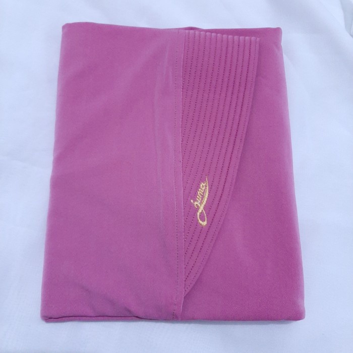 Promo Bisa COD Hijab Instant Juma Polos Jumbo Kerudung Dewasa Jersey Super Size XL - pink