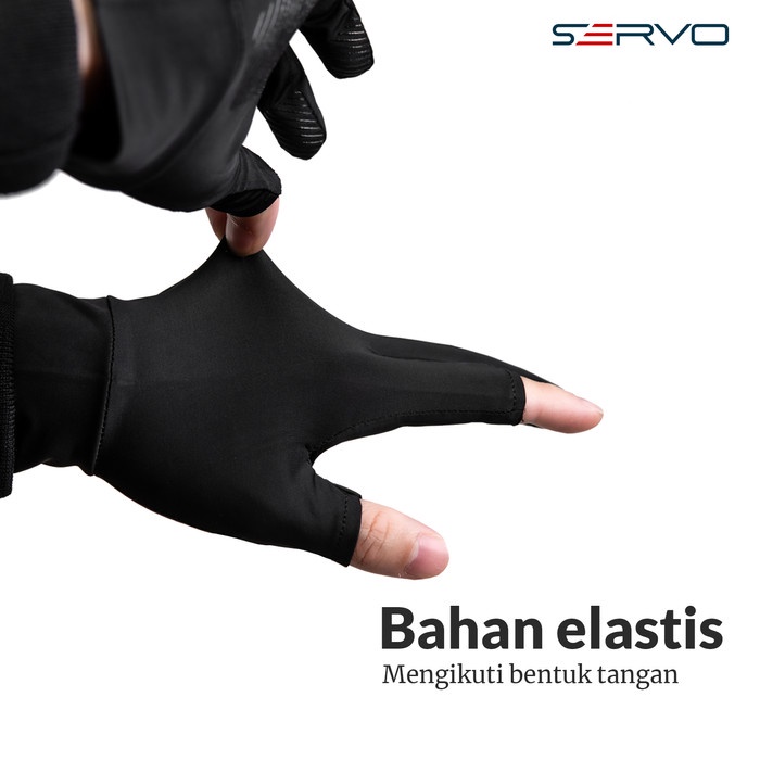 Sarung Tangan Motor SERVO 09 STRETCH Touchscreen Water Resistant Glove