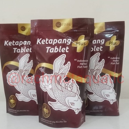 KETAPANG TABLET PLUS SG FISH MINERAL EKSTRAK BUBUK DAUN KETAPANG LAUT