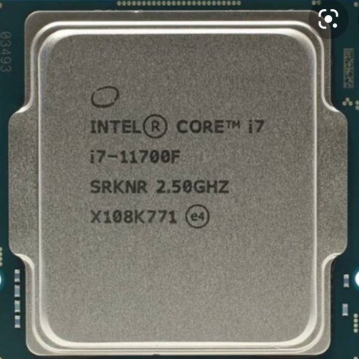 Processor Intel Core i7 11700F 2.5Ghz Socket 1200 Gen 11