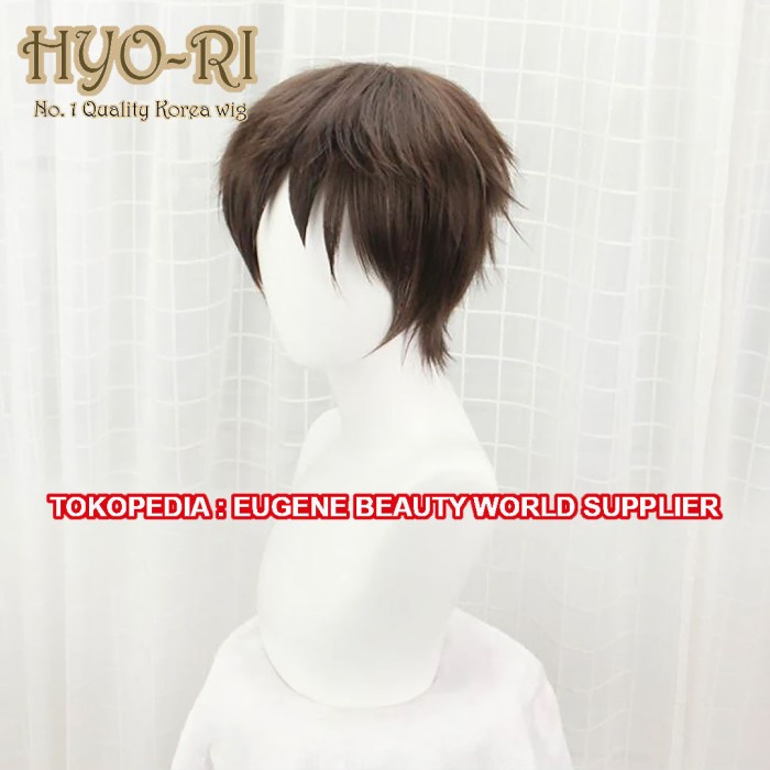 - WIG COSPLAY ATTACK ON TITAN : WIG EREN YEAGER COKLAT AOT