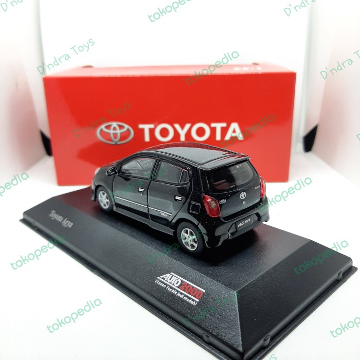 Diecast Toyota Agya Auto 2000 1:43 Miniatur Mobil Toyota Agya