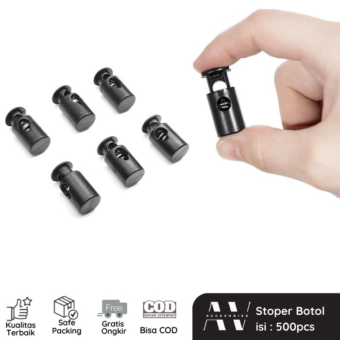 

AVACC Stopper Botol Tali Serut Tas Masker Cord Lock Kuat dan Murah