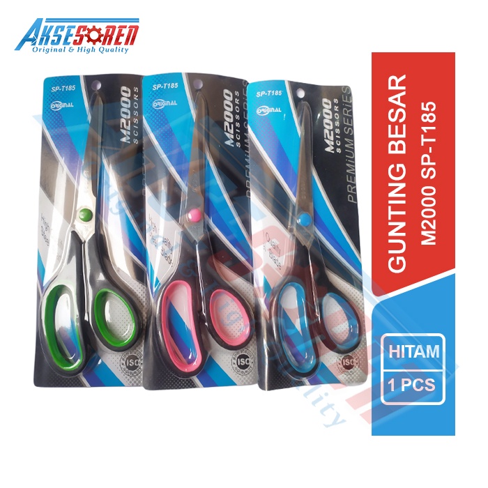 

Gunting Besar Scissors Premium M2000 [SP-T185] / Gunting Dapur Super Tajam / Gunting Pemotong Kertas Plastik Kain / Gunting Jumbo Pemotong Lakban / Alat Pemotong Rambut / Gunting Kardus