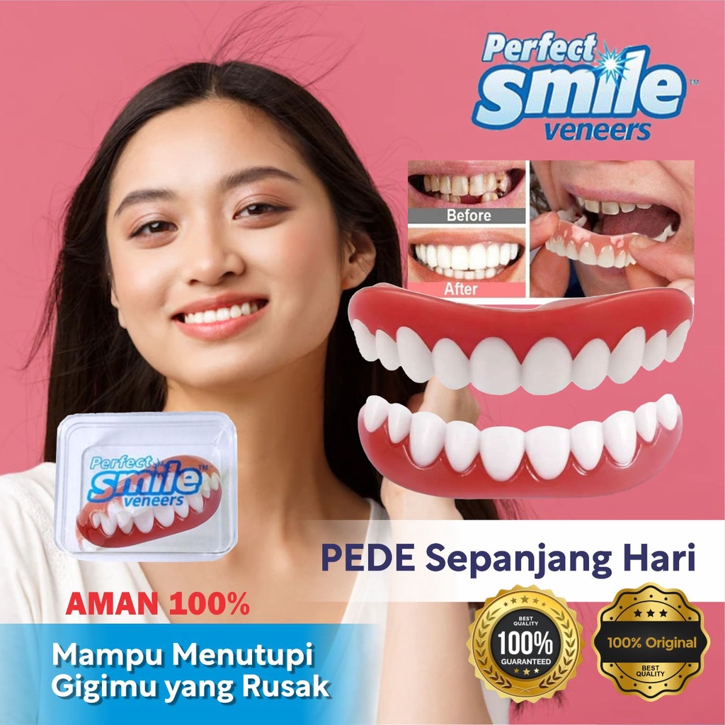 Gigi Ompong gigi palsu smile veeners pengganti gigi perfect smileGigi Palsu Instan Perfect Smile Ven