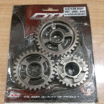 GEAR RASIO GEAR BOX ENGINE YAMAHA JUPITER MX 5 SPEED QTT RACING ORIGINAL