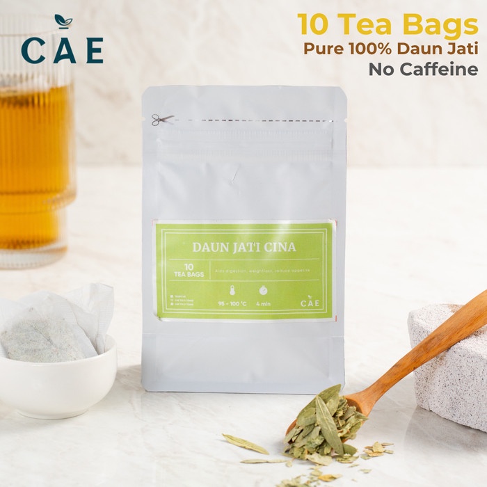 

DAUN JATI 10 TEA BAGS Teh Daun Jati Herbal Dried Alami Pure Organik