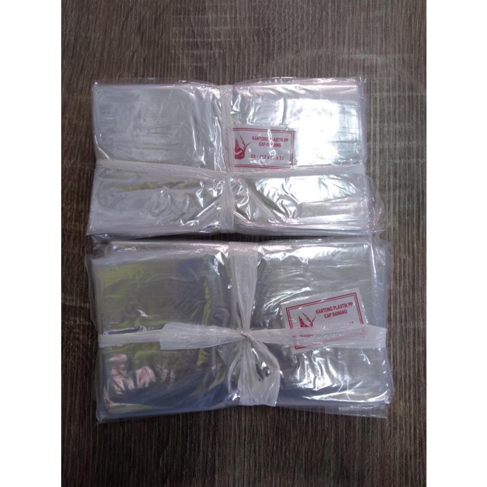 KANTONG PLASTIK BENING PP TAHU 17 X 35 PLASTIK PP TIPIS merk BAWANG