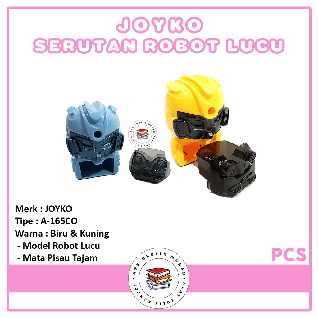 

JOYKO - Rautan Pensil A-165CO Model Robot Lucu - Pcs