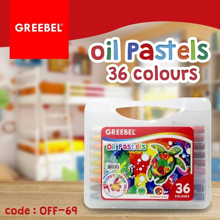 

CRAYON OIL PASTEL GREEBEL 18 24 DAN 36 WARNA