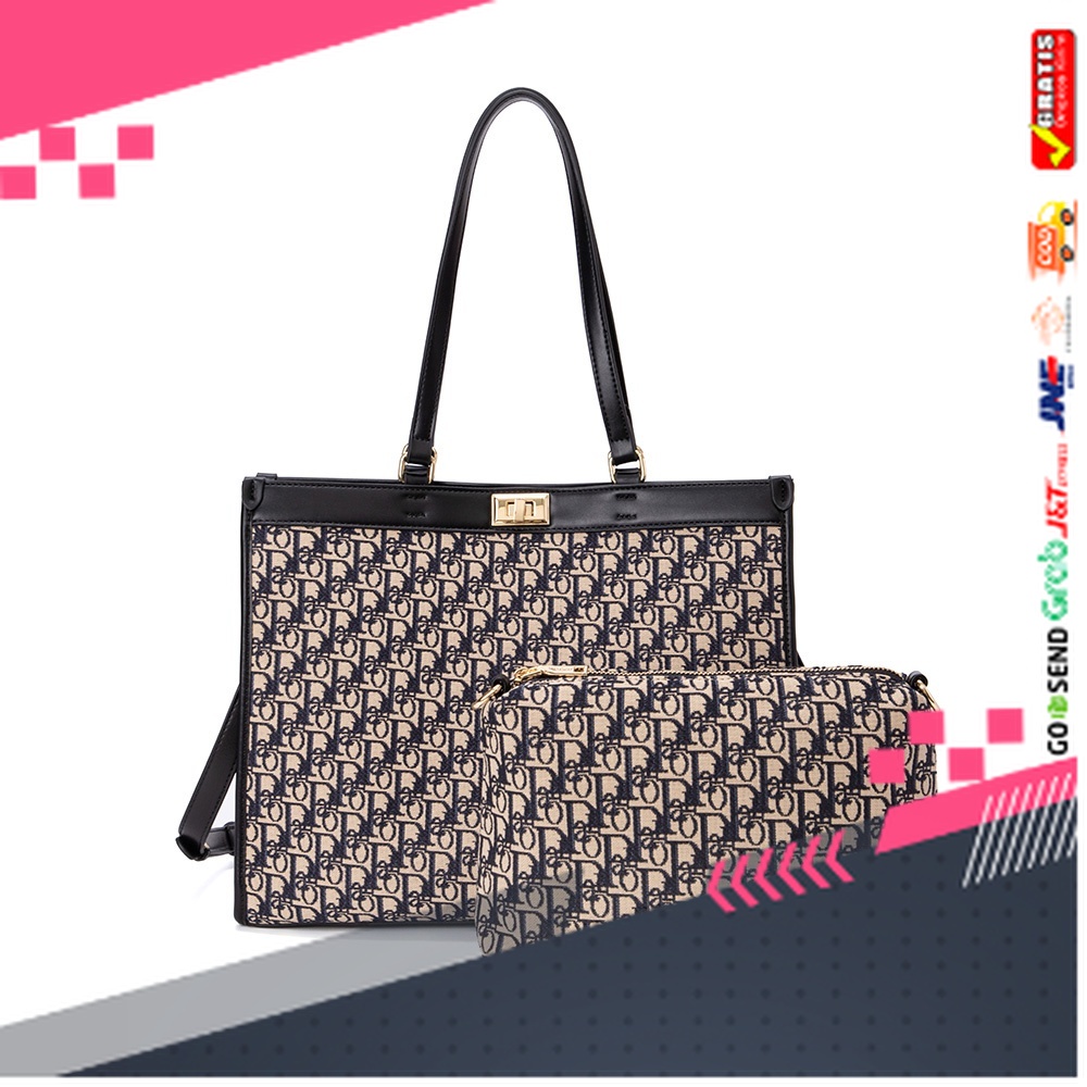 TAS WANITA DESAIN BARU ELEGAN MURAH BANGET /Palomino Eclair Shoulderbag - Black