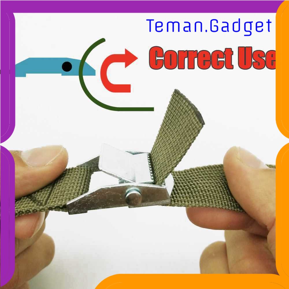 TG - TRV XhaoR Tali Strap Pengikat Barang Cargo Belt 2 Meter x 2.5 cm - XR2