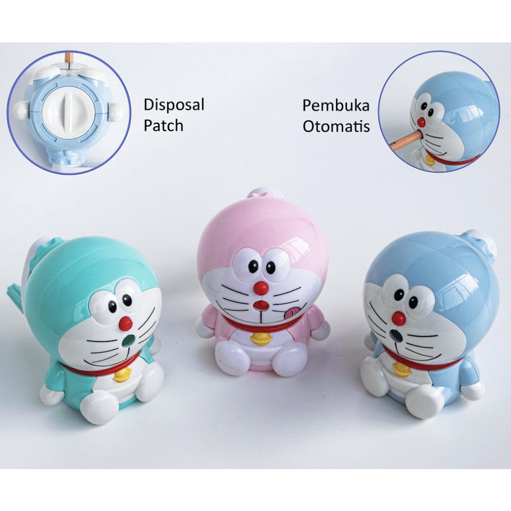 

Serutan putar Karakter Lucu Otomatis Doraemon /Rautan Meja Lucu / Rautan Putar besar hadiah