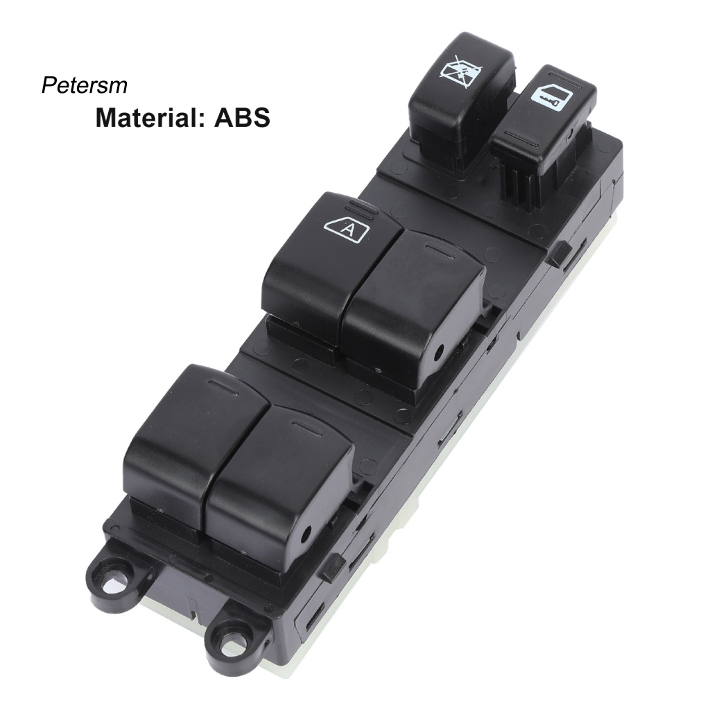 Pp Saklar Pengangkat Jendela Ringan Hitam Power Window Control Switch 25401-2FJ0B Profesional Untuk Venucia