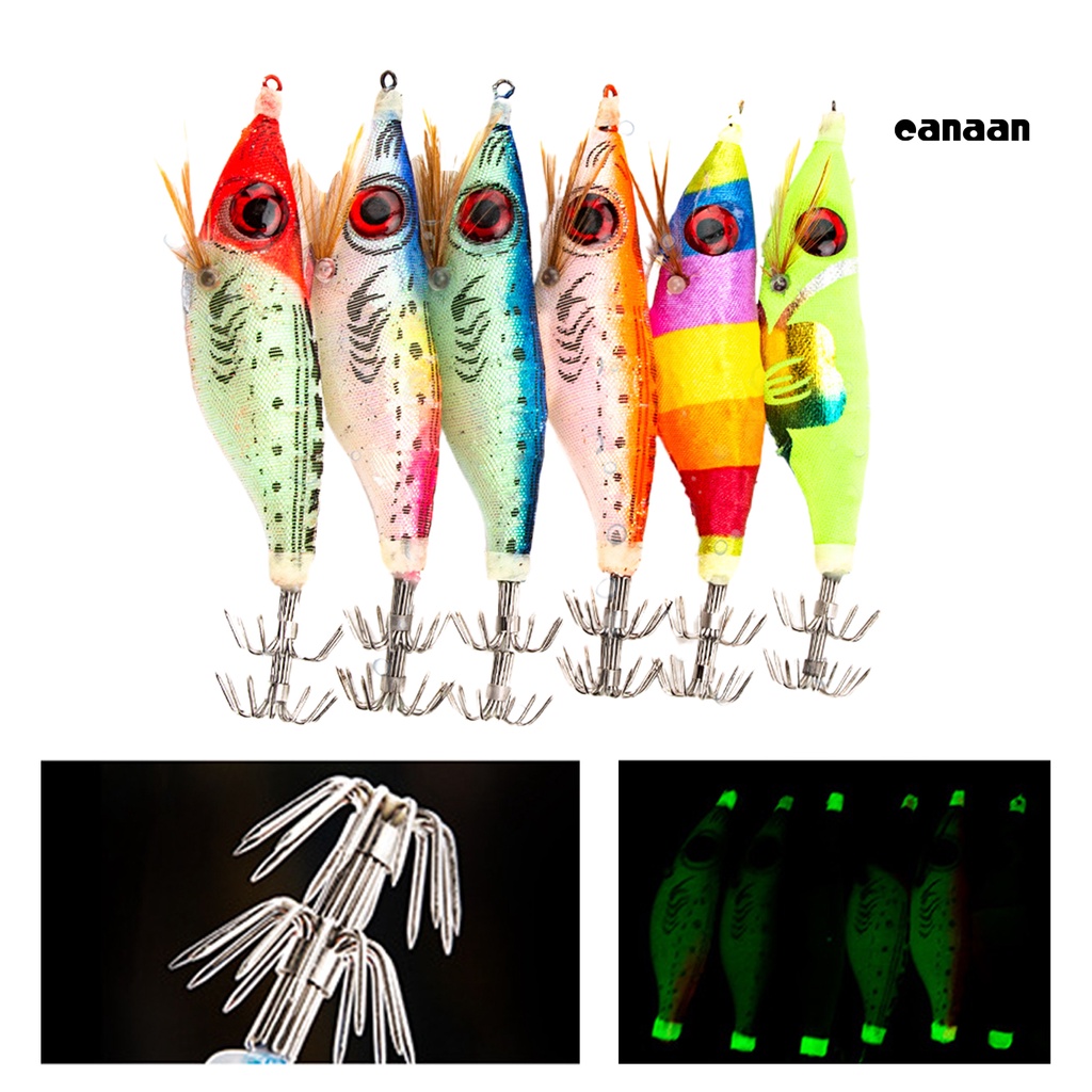 Cnn-bait Luminous Kaitan Pancing Cumi Cumi Cumi Gurita Udang Cuttlefish Bahan PVC Untuk Memancing