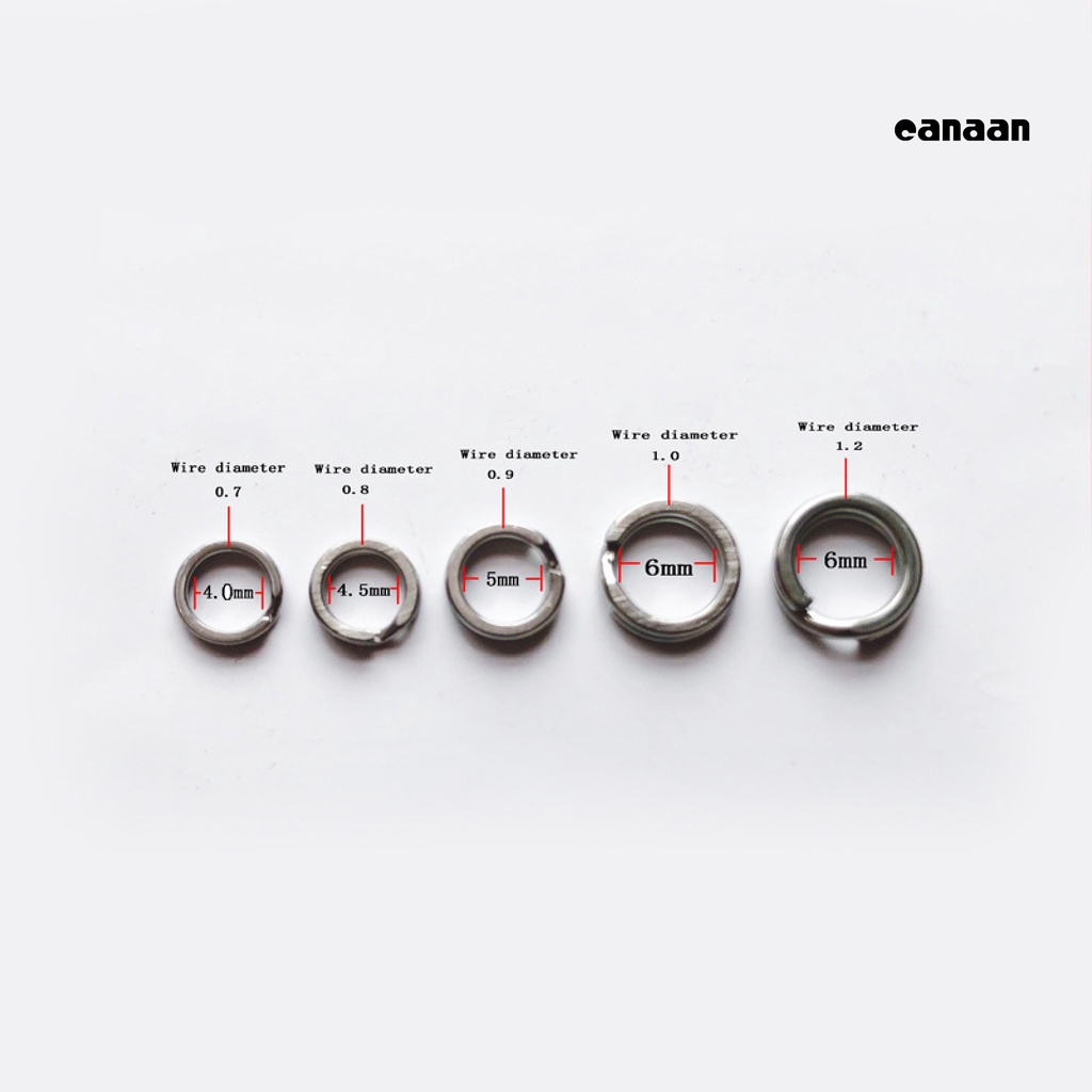 Cnn-200pcs Double Flat Ring Circle Lure Hook Sambung Aksesoris Alat Pancing