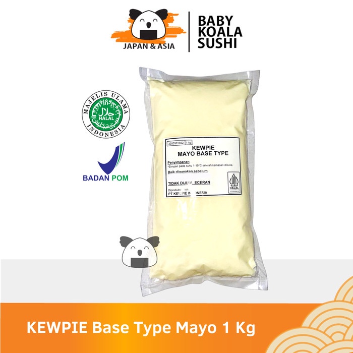

[Ready-Stock] KEWPIE MAYO BASE TYPE 1kg | Mayo Plain for Cooking Salad Dressing